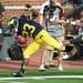Michigan wide receiver Dennis Norfleet steps out of bounds near the end zone against Central Michigan during the third quarter at Michigan Stadium on Saturday, August 31, 2013. Melanie Maxwell | AnnArbor.com